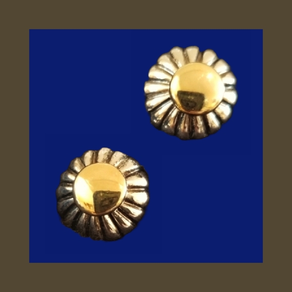 Erwin Pearl Vintage Two Tone Dome Necklace - Picture 5 of 9